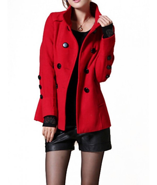 Women's Vintage/Work Thick Long Sleeve R...